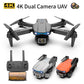 2024 New Drone With 4K Professional Camera High-Definition Dual Camera Lens Long Battery Life LED Night Flight Lights Toy Gift