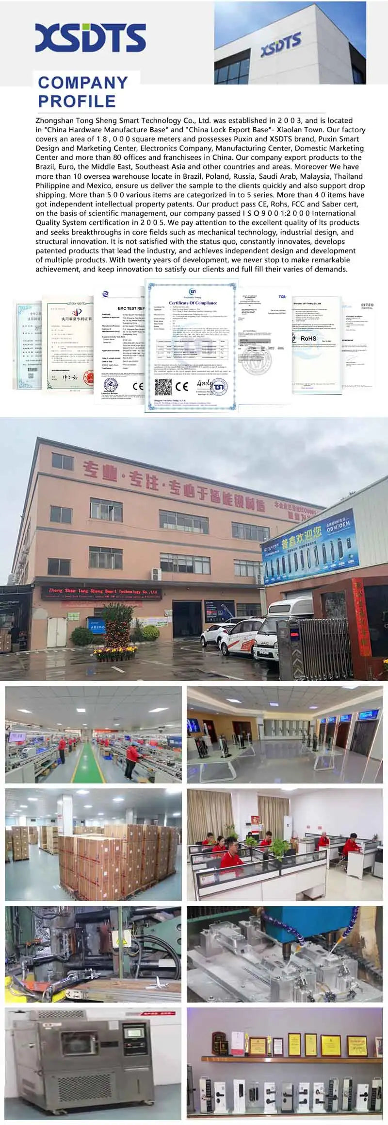 New Smart Door Lock With Tuya APP Digital Electronic Lock Smart Home Wooden Door Lock Biometric Fingerprint