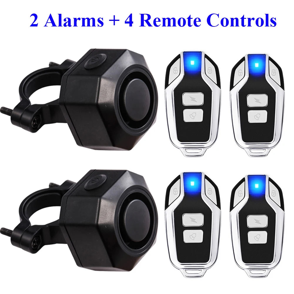 Elecpow Bicycle Alarm Wireless Waterproof Motorcycles Scooter Bike  Anti theft Alarm Security Protection Vibration Burglar Alarm