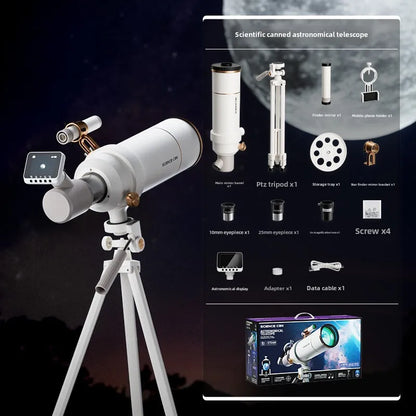 Entry Level Astronomical Telescope for Children Boys with High Magnification and Clear Vision for Star Watching