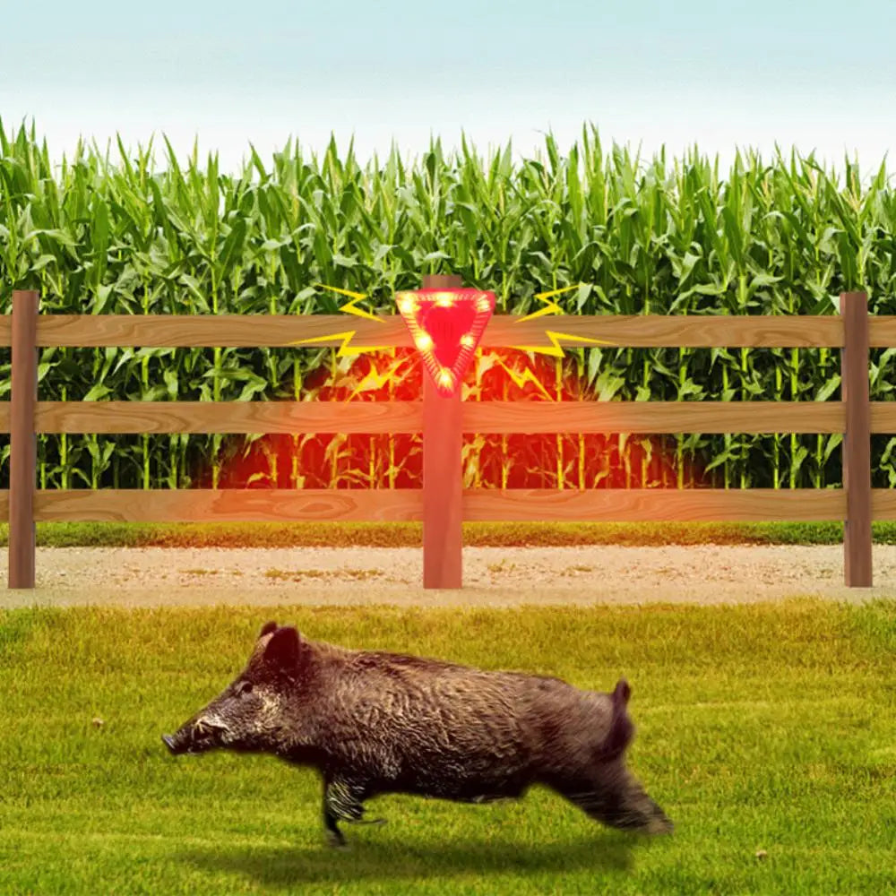 Solar Alarm Lamp Siren Wireless Motion Sensor Outdoor Waterproof 129dB Alarm Light Drive Away Wolf Wild Alarm System Detector