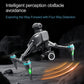 2025 V196 Automatic Obstacle Avoidance Drone 8K HD Camera Aerial Photography WIFI Optical Localization Brushless Drone Gift toys
