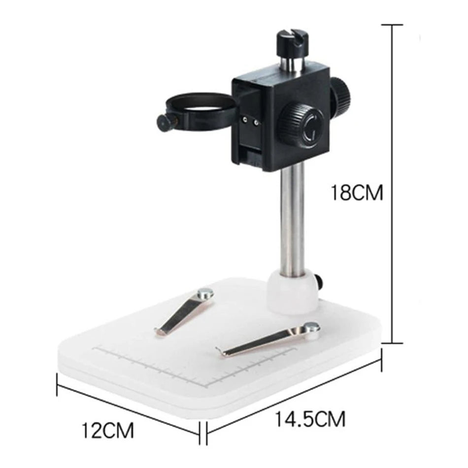 Elikliv EDM9 7 Inch 1080P LCD Digital Microscope 50X-1200X Soldering Electronics Microscopes With LED Lights Support PC Computer