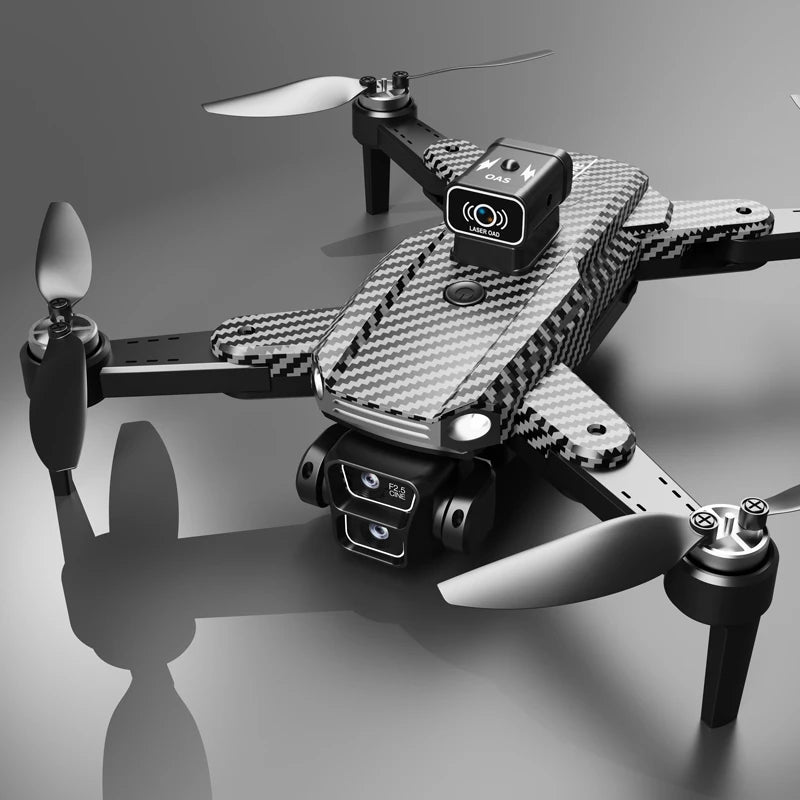 A12 PRO Drone: 360° Laser Avoidance, 3-Cam Electric Adjust, Brushless Motor, Optical Flow Follow, Foldable High-Perf