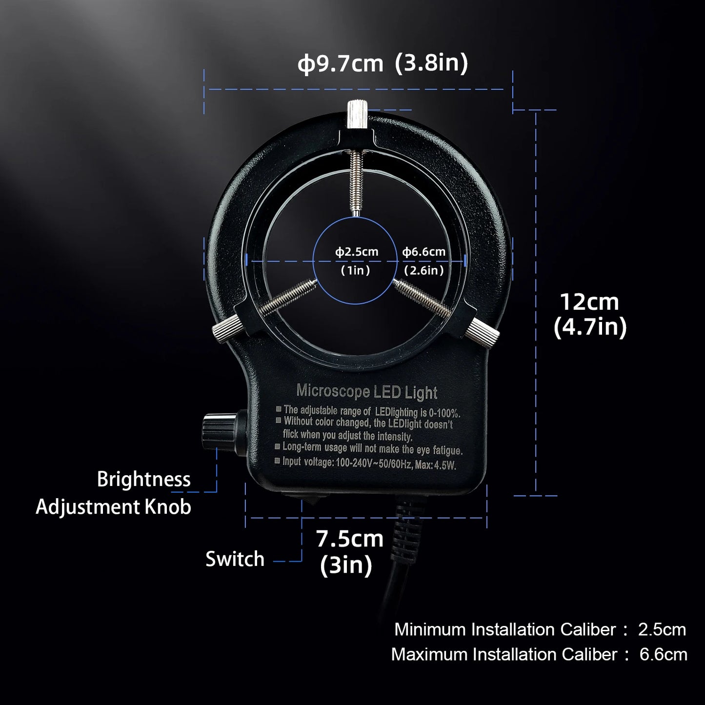 4K ULTRA Electronic Digital  Microscope  48MP USB HDMI Soldering Camera 130X 150X 180X C-Mount Zoom Lens For PCB Repair Tools