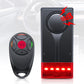 Wireless Car Vibration Alarm With Light 108dB Loud Car Door And Window Anti Theft Alarm Bike Motorcycle Security Alarm