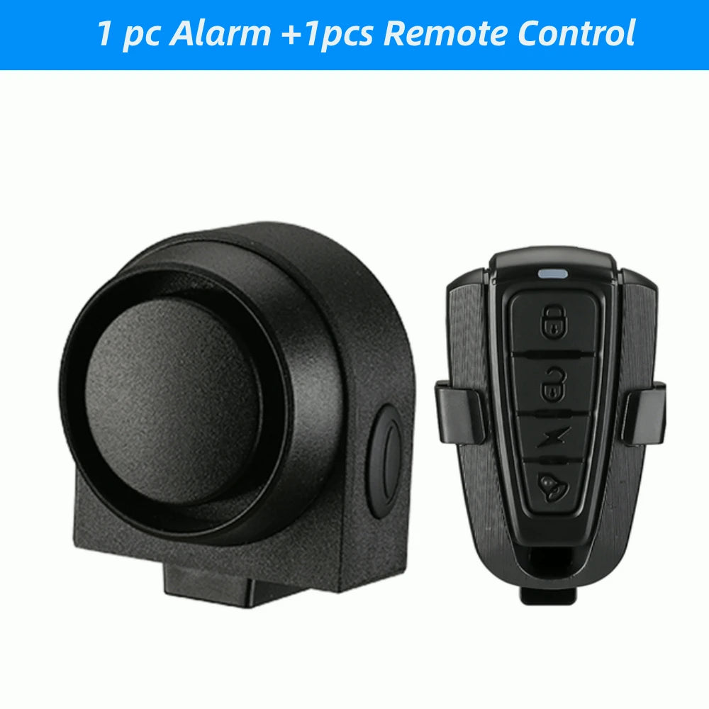 Bicycle Motorcycle Alarm Sensitive Vibration Sensor Anti-theft Alarm Wireless USB Charging Security Protection