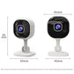 House Surveillance Cameras 2MP Video Eye Night Vision Webcam Two-way Audio Baby Pets Monitor Motion Detection Wifi Security Cam