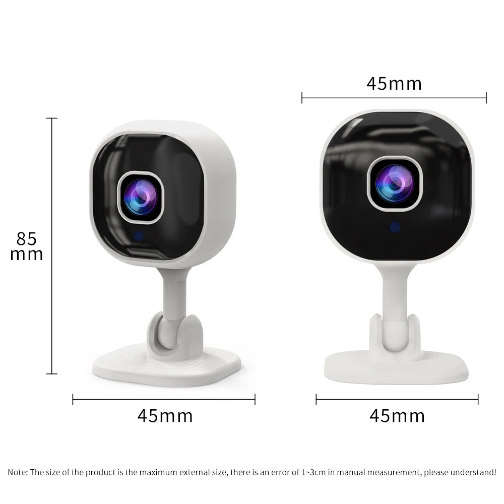 House Surveillance Cameras 2MP Video Eye Night Vision Webcam Two-way Audio Baby Pets Monitor Motion Detection Wifi Security Cam