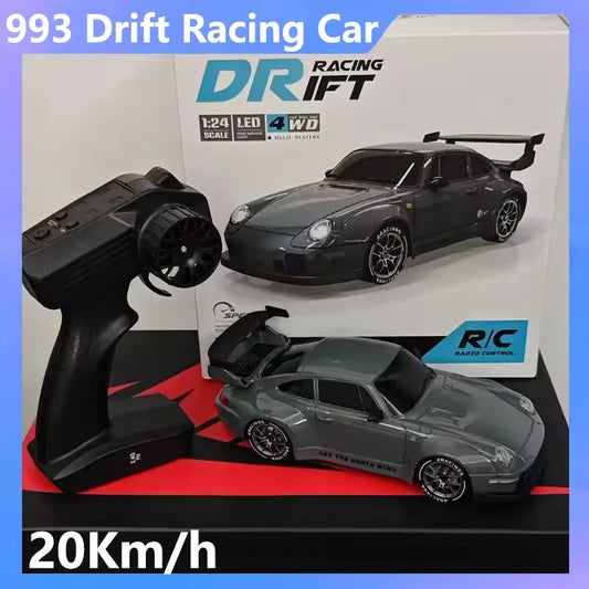 20KM/H RC Drift Car 1/24 4WD Remote Control Car High Speed Four Wheel Drive Radio Controlled Mini Racing Car Model Boy Toy Gifts