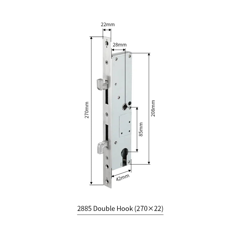 Mortise for Smart Door Lock for Wooden door/Aluminum door