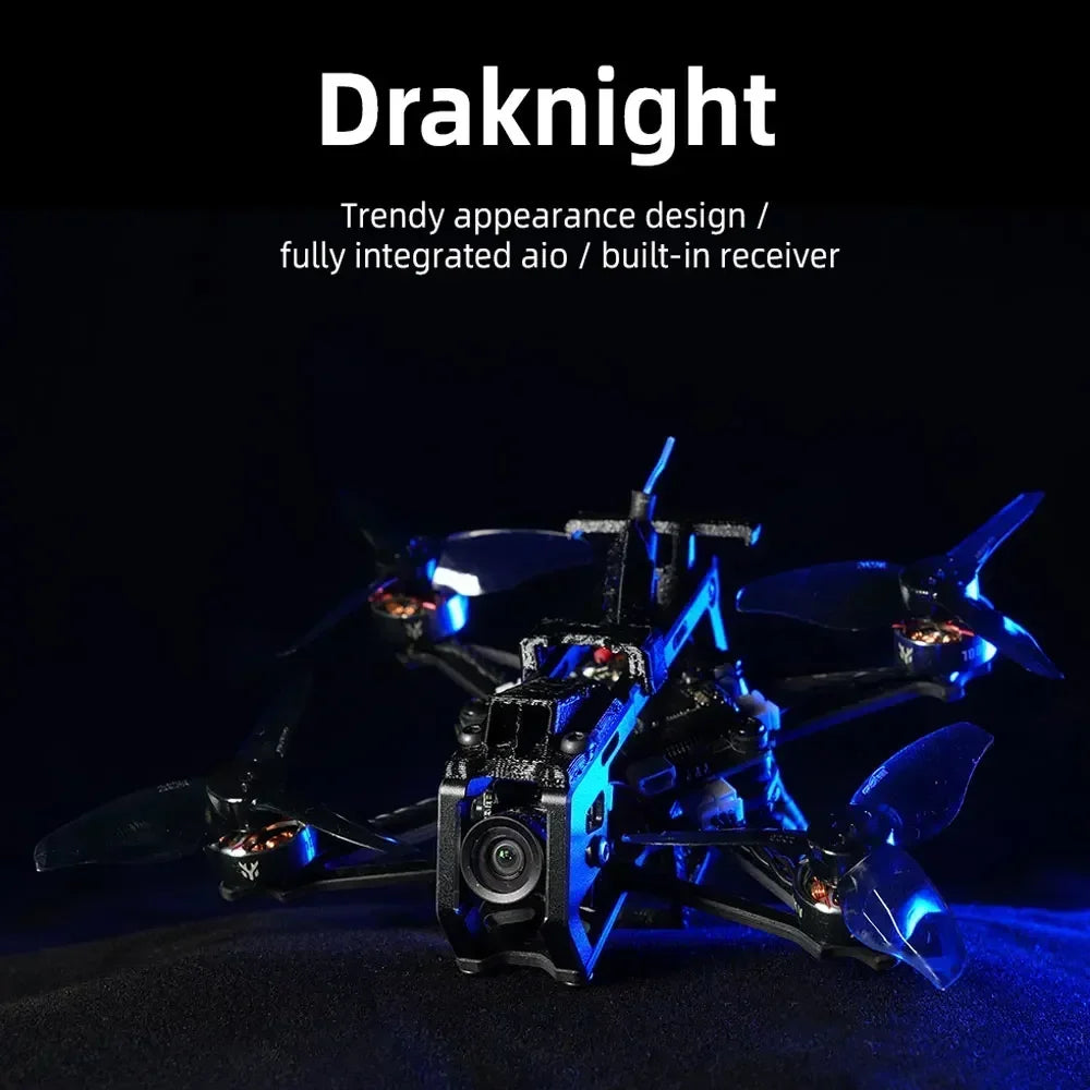 HGLRC 2025 New Draknight 2"/91.8mm Toothpick FPV Drone - SPECTER12 ES2-4S AIO 400mW VTX 1003 10000KV Motor