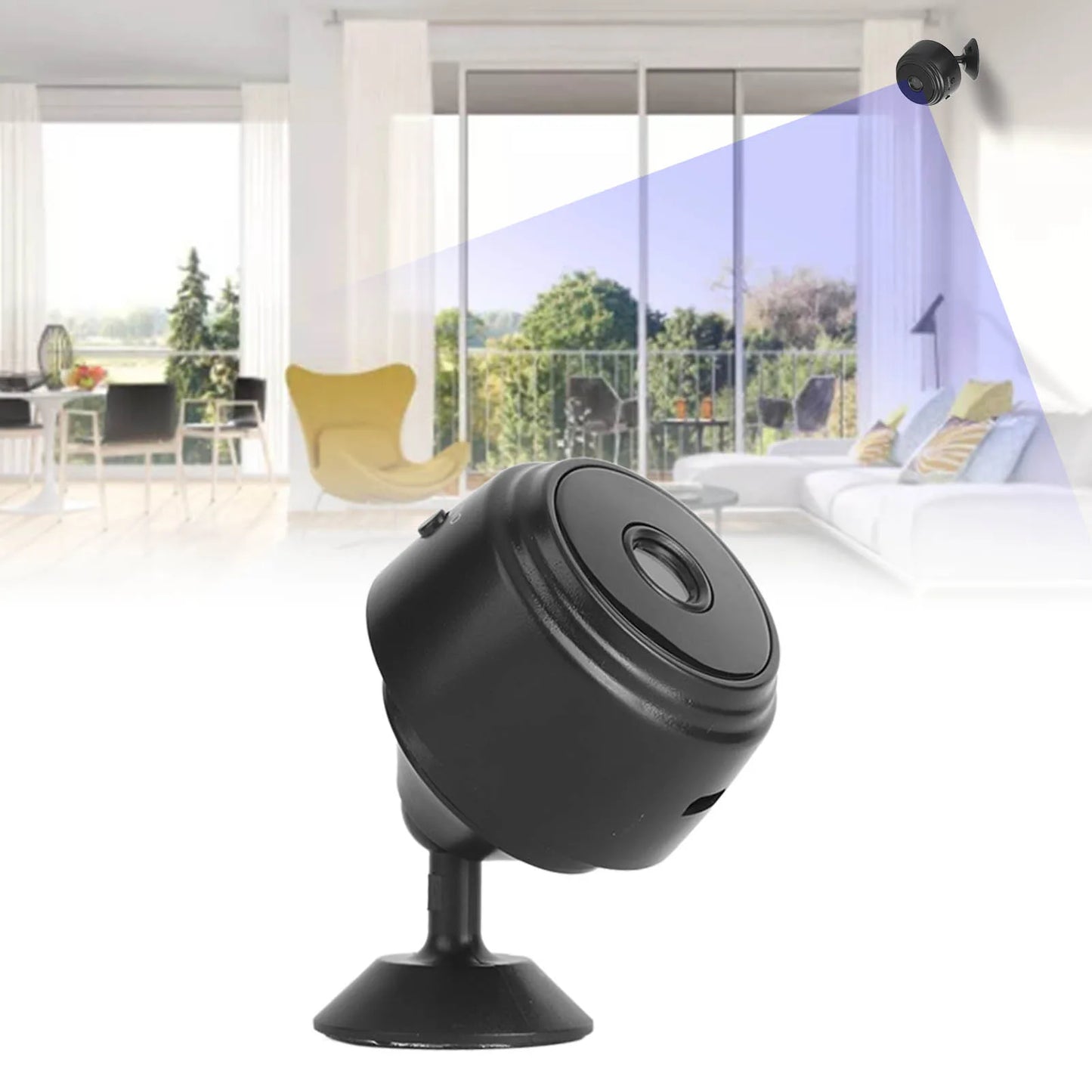 Surveillance System Wireless WiFi Camera 120° Wide Angle 720P Mini Surveillance System CCTV for Children Elders Security Camera