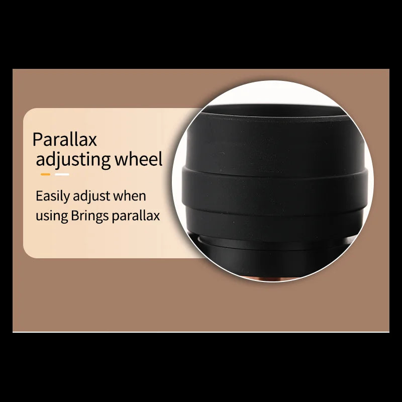 Bronze-colored high-definition 10x 10X50 binoculars, FCM broadband coated, 50MM large objective lens, 25MM large eyepiece