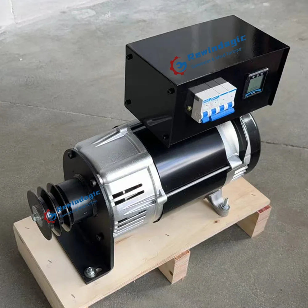 High Power 10000W 20KW 30KW Alternator 220V 380V AC Output Stable Voltage Permanent Magnet Generator With Dual Voltage System