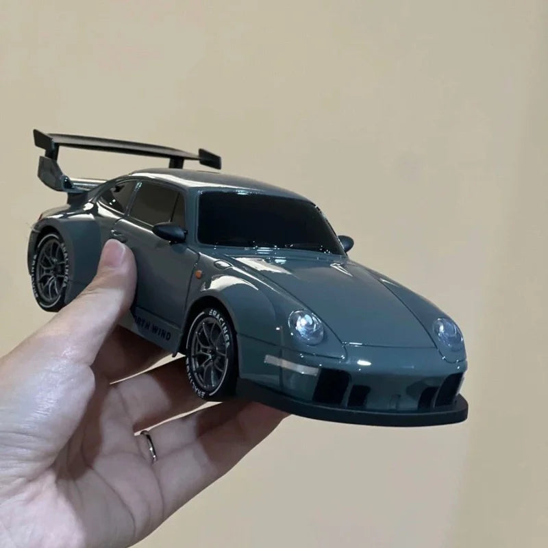 Rc Remote Control Car Entry-Level Drift Car Full-Size Mini Radio High-Speed Car 993 Limited Edition Liquid Silver Boy Toy Gift