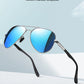 0 -0.5 -0.75 To -6 Night Vision Lens Oval Prescription Sunglasses Men Polarized Metal Driving Anti-Glare Nearsighted Sun Glasses