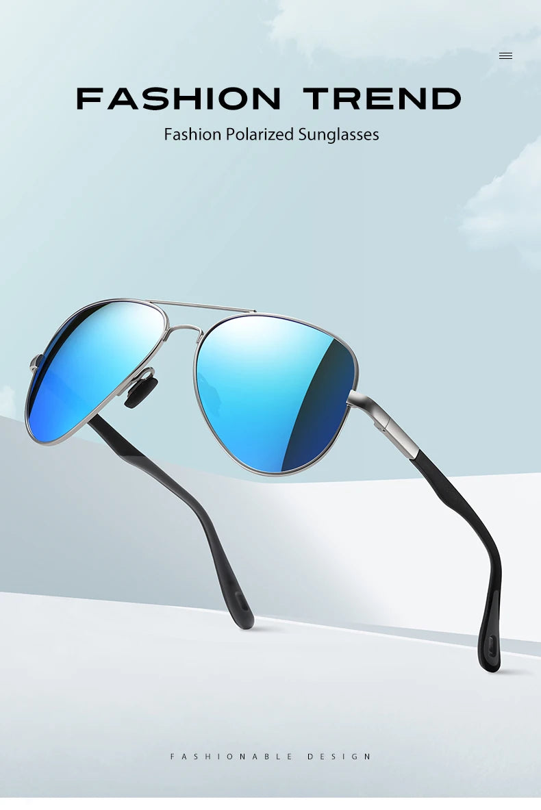 0 -0.5 -0.75 To -6 Night Vision Lens Oval Prescription Sunglasses Men Polarized Metal Driving Anti-Glare Nearsighted Sun Glasses