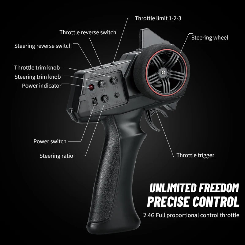 C8813 RC Car Simulation Climbing 4WD Off-road Remote Control Crawler 2.4G Radio Controlled Climbing Vehicle Model Toys for Kids