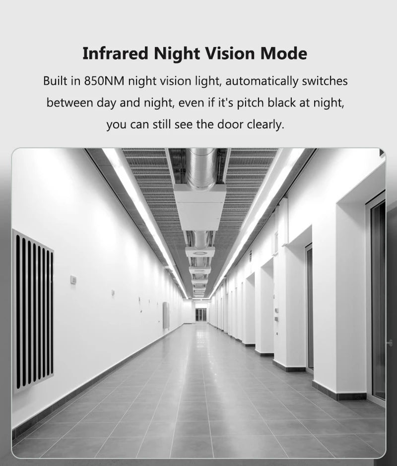 WIFI Video Doorbell HD Camera Night Vision Wireless Smart Home Security Door Bell Two Way Intercom Voice Change For Home