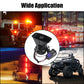 Police Siren Air Horn Speaker Multi-tone & Claxon Horn Car Warning Alarm Megaphone 120DB Loud 12V 100W 7 Sounds Car Horn