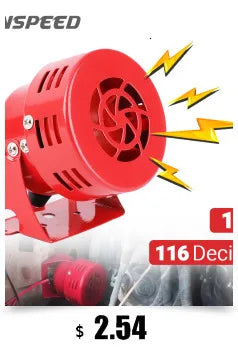 7 Sound 12V 100W 125Db Alarm Horn Car Electronic Warning Siren Motorcycle Alarm Firemen Ambulance Loudspeaker with Mic for Car