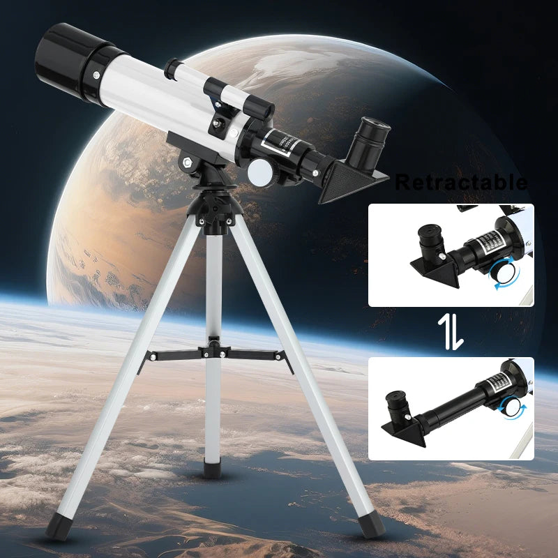 Zoom F36050 astronomical telescope, large aperture, high definition, high magnification, for observing the moon and stars