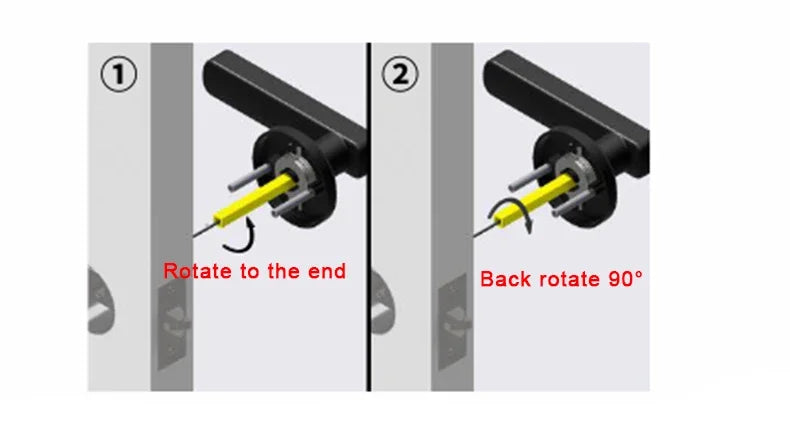 Smart Lock for Indoor Home Wooden/Metal Door with Fingerprint Password RFID IC Card Tuya SmartLife App WiFi Remote Control Deadb