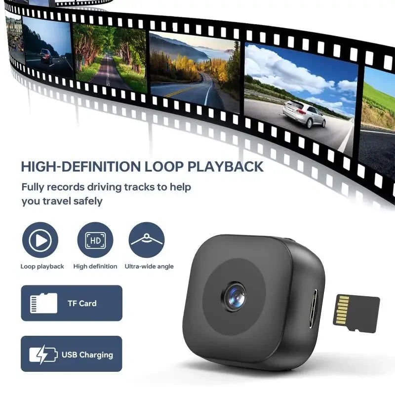 4K Mini Security Camera Full Color Night Vision High Definition WiFi Monitor Waterproof Motion Detect Surveillance Smart Home