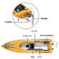 Wow High-Speed Brushless Water-Cooled Remote Control Boat Model Electric Boat Orans Speedboat Customizable RC Boats For Fun