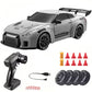 RC Cars 1/24 Remote Control Vehicle with LED Lights 2.4GHz 20KM/H 4WD High Speed RC Car Drifting Tires Racing Toy Gift Adult Kid