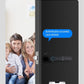 Smart Fingerprint Door Lock Handle for Home Apartment With Key card Digital Door Lock Keypad Keyless Entry electronic lock