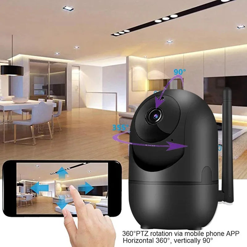 Wifi IP Security Camera Camera Smart Home Auto Tracking Ptz optical zoom Full Night Vision Network Wireless CCTV Video