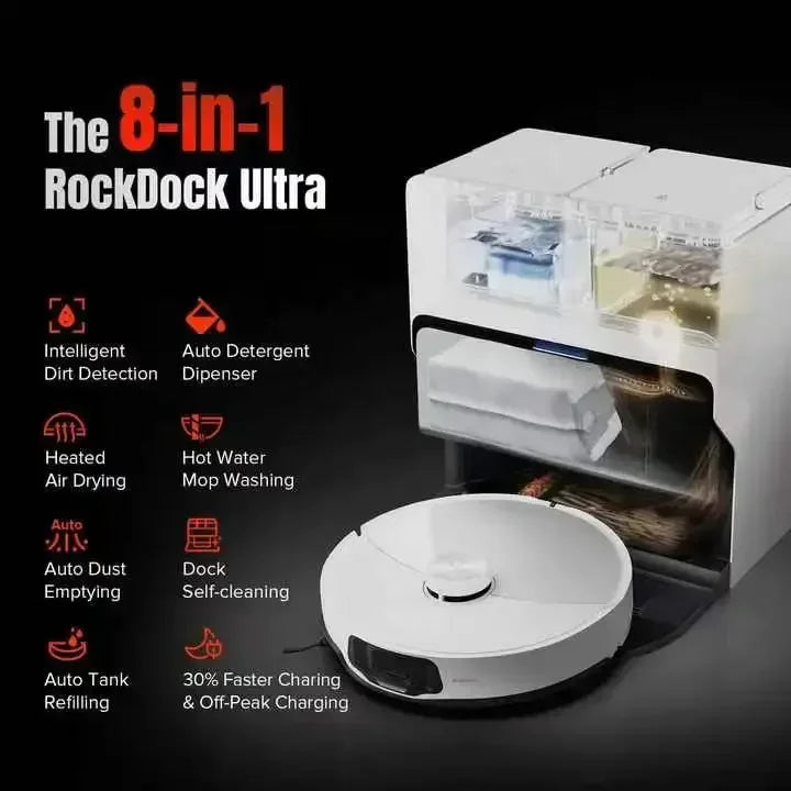 Automatic Roborock S8 MaxV Ultra Vacuum Cleaner Aspiradora Electric Wireless Mopping Cleaning Robotic Sweeper Robot Vacuums