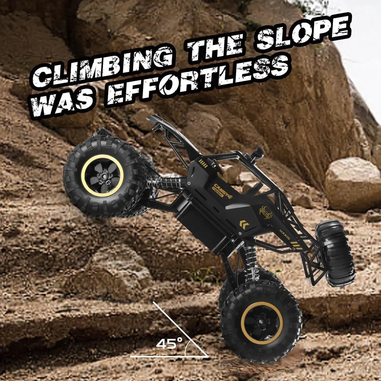 RC Car 4WD Off Road 4x4 Remote Control Cars 37CM 2.4G Radio Buggy Truck Racing High Speed Drift with Led Lights Toy Gift for Boy