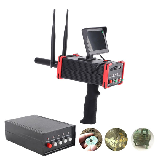 Metal Detector Underground Metal Scanner High Definition Screen Treasure Finder for Gold Silver Copper Copper Scanner