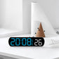 Voice Activated Multifunction Digital Alarm Clock LED Timer Clock 12/24H Temperature Date Display Desktop Alarm Clock Night Mode