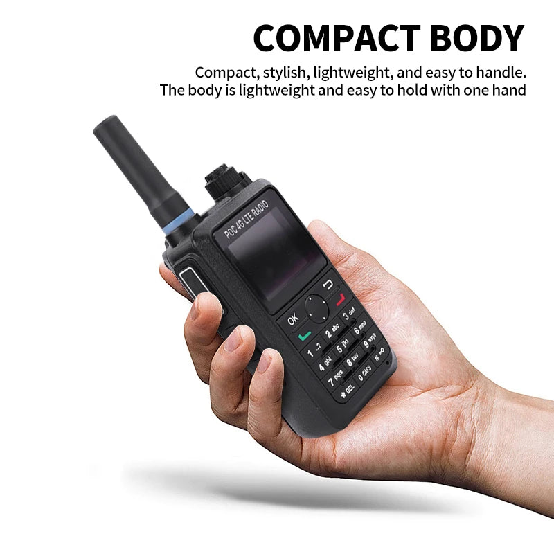 Portable Handheld Walkie Talkie Wifi Two-Way Radio Unlimited Distance Suitable Logistics Hotels Ports Large Capacity Battery