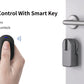 GIMDOW Bluetooth-compatible smart door lock can smart key/password /APP unlock with Tuya smart or smart life APP Electronic Lock