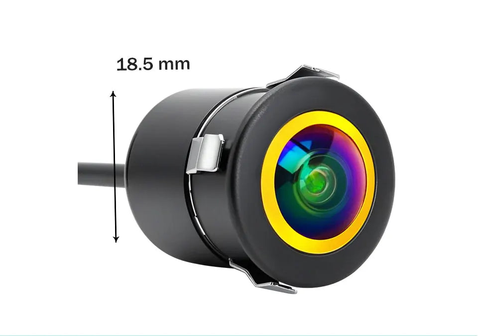 Golden CVBS AHD 1080P Dynamic Trajectory Vehicle rear view Camera Car reversing fisheye lens night vision waterproof universal