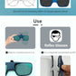 Vision reaction Glasses for Myopia Person, Clip storbe Glasses, Head up Training, Vision reaction