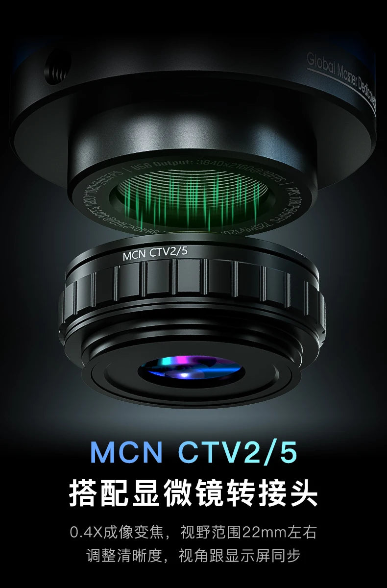 MECHANIC MOS Series Industrial Microscope Camera 1080P 60FPS HD Pixel HDMI/Type-C High-Speed Transmission 4K Video Image Output