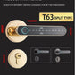 Smart Fingerprint Door Lock Handle for Home Apartment With Key card Digital Door Lock Keypad Keyless Entry electronic lock