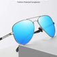 0 -0.5 -0.75 To -6 Night Vision Lens Oval Prescription Sunglasses Men Polarized Metal Driving Anti-Glare Nearsighted Sun Glasses