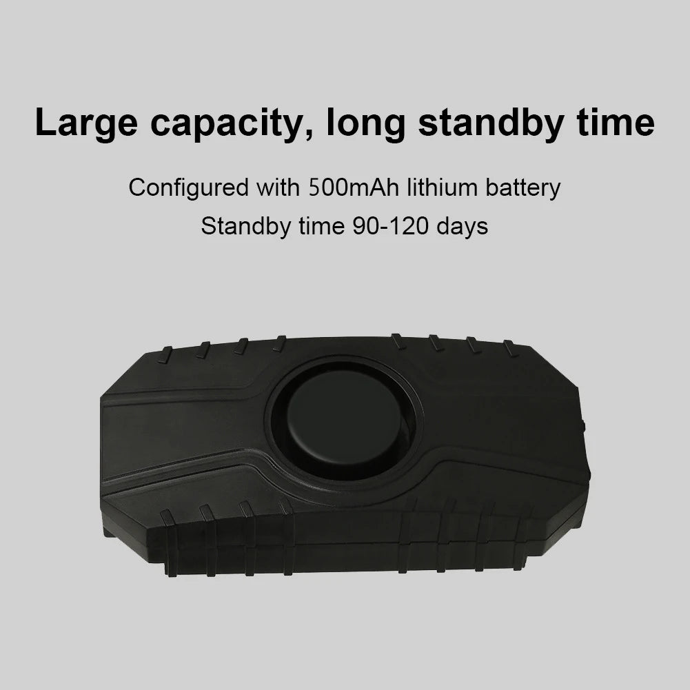 Motorcycle Bicycle Alarm 113dB Loud Vibration Sensing Wireless Anti-Theft Vehicle Security Alarm System With Remote Control