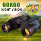 Adult high-definition binoculars with clear field of view and weak light, large bird-watching viewing glasses
