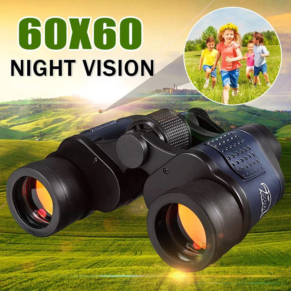 Adult high-definition binoculars with clear field of view and weak light, large bird-watching viewing glasses