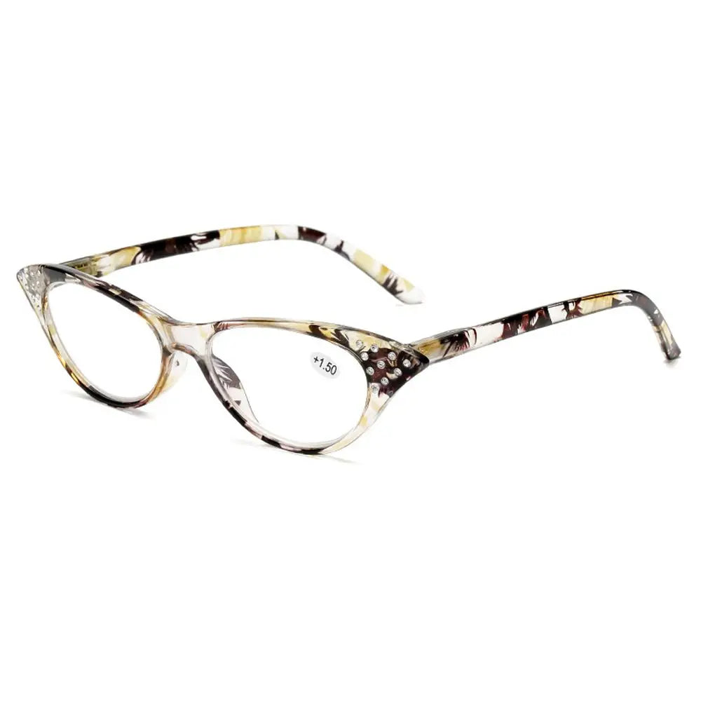 Read Magnification Cat Eye Frame Vision Care Presbyopia Glasses Hyperopia Eyewear Women Reading Glasses Computer Eyeglasses