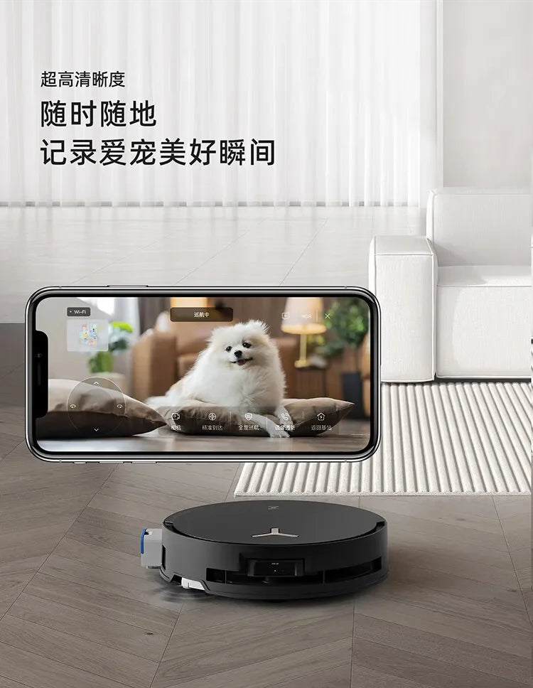 Ecovacs Deebot Vacuum Cleaner Robot X8 PRO PLUS AI Floor Scrubber Robot Self-cleaning Sweeping Machine Automatic Dust Collection