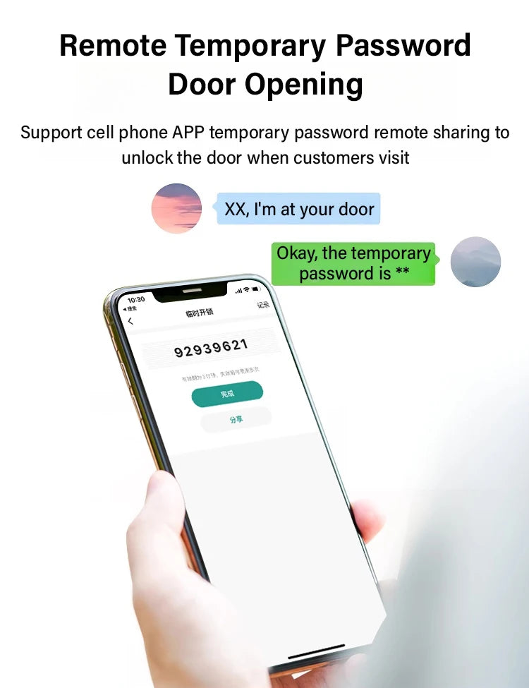 Smart Life App Wifi Remote Control Smart Fingerprint Password Rfid Ic Card Lock Dead Bolt For Indoor Home Wooden Metal Door